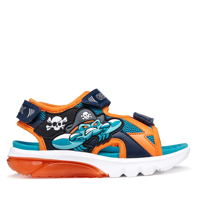 Sandały Geox J Sandal Ciberdron B J65MXD 01454 C4361 D Granatowy