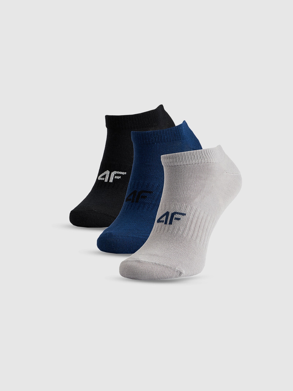 4F Skarpetki krótkie (3-pack) chłopięce - multikolor 38-40