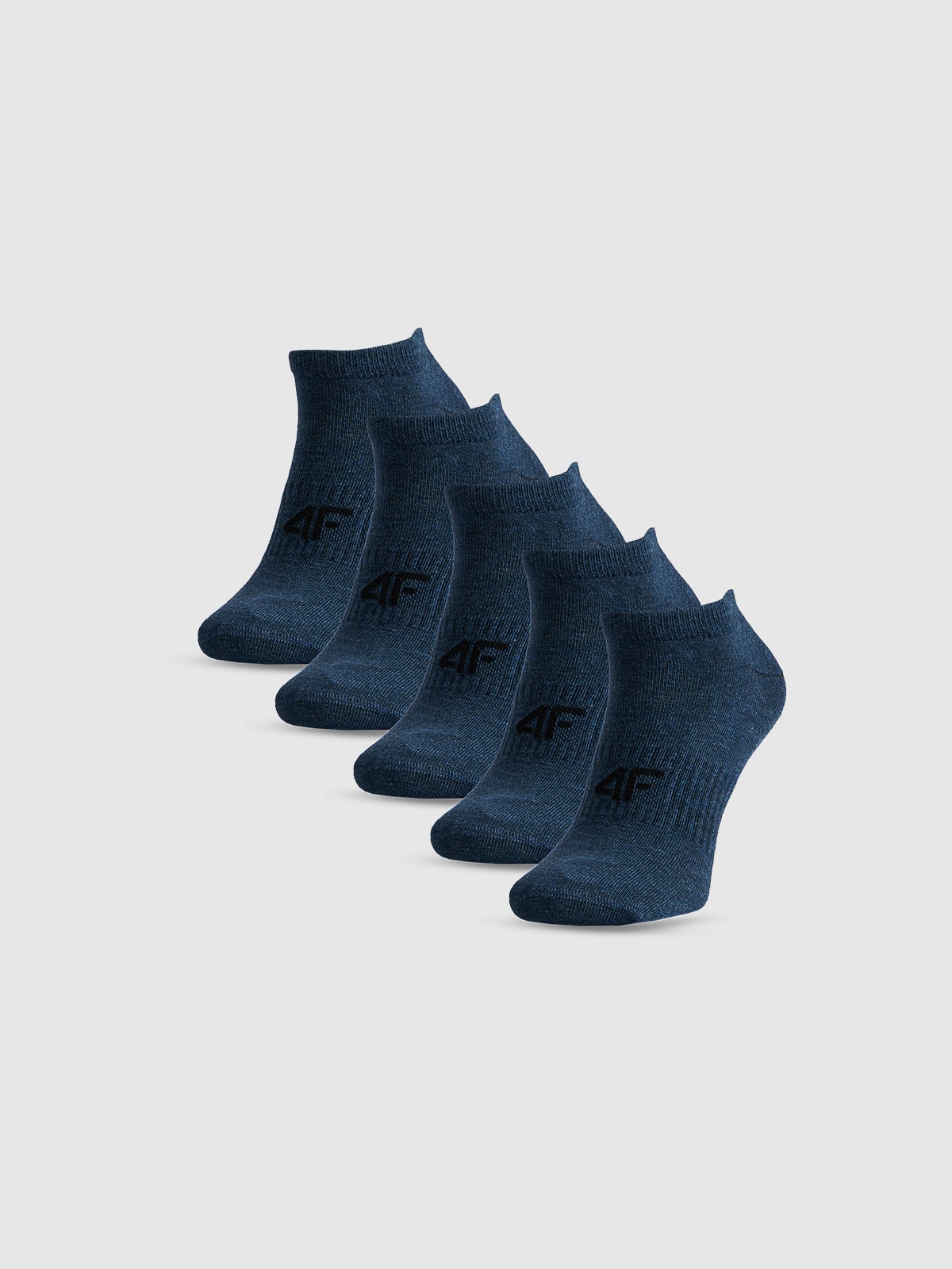 4F Skarpetki stopki (5-pack) męskie - granatowe 43-46