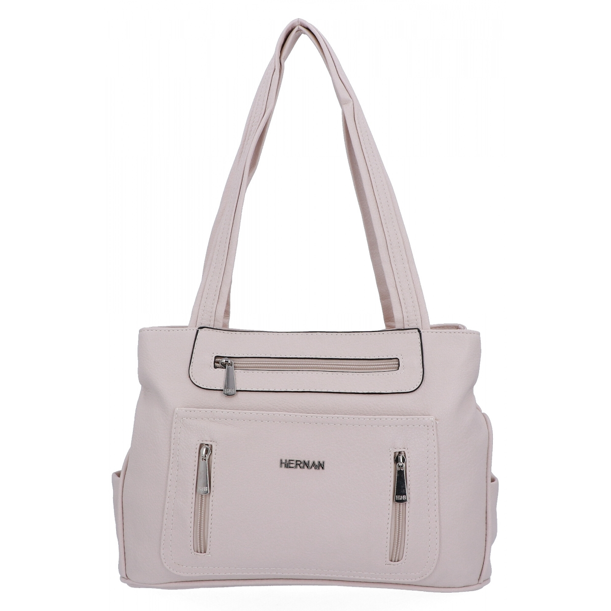 Torebka Damska Shopper Bag firmy Hernan 3892 Beżowa
