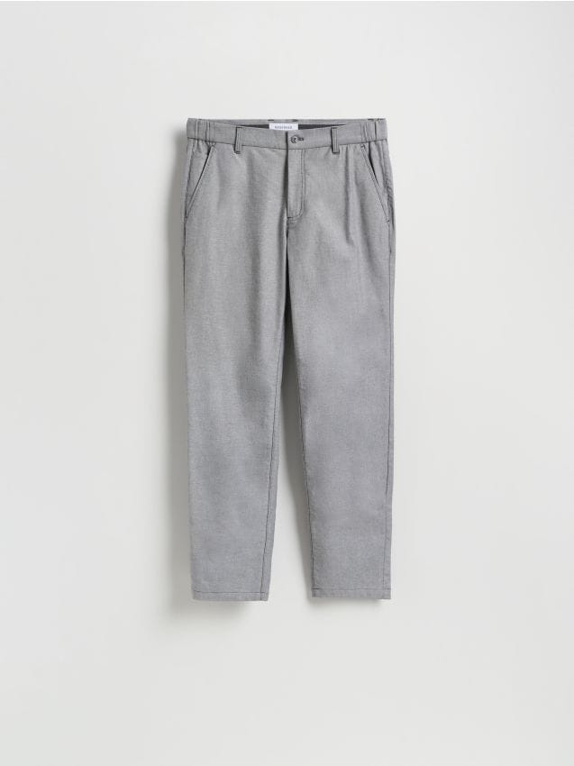Reserved - Spodnie chino slim fit - ciemnoszary