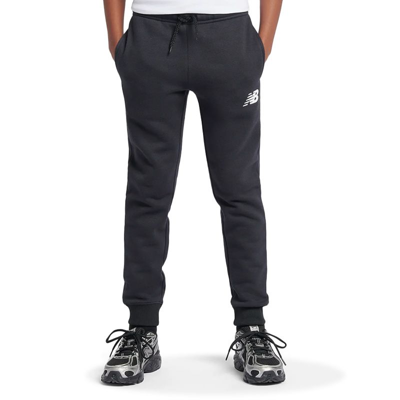 Spodnie dziecięce New Balance LAKB0007BK - czarne