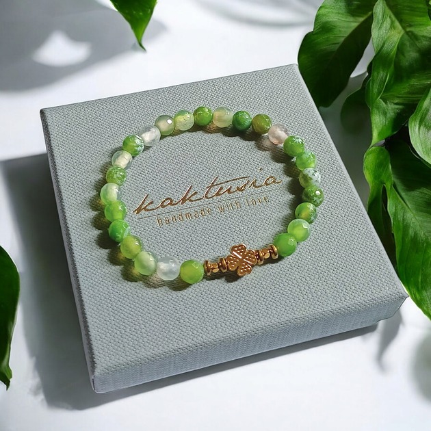 Na szczęście : agat & czterolistna koniczynka