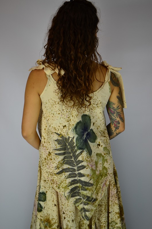 Barwiona Roślinami Bluzka Bajeczna Łąka