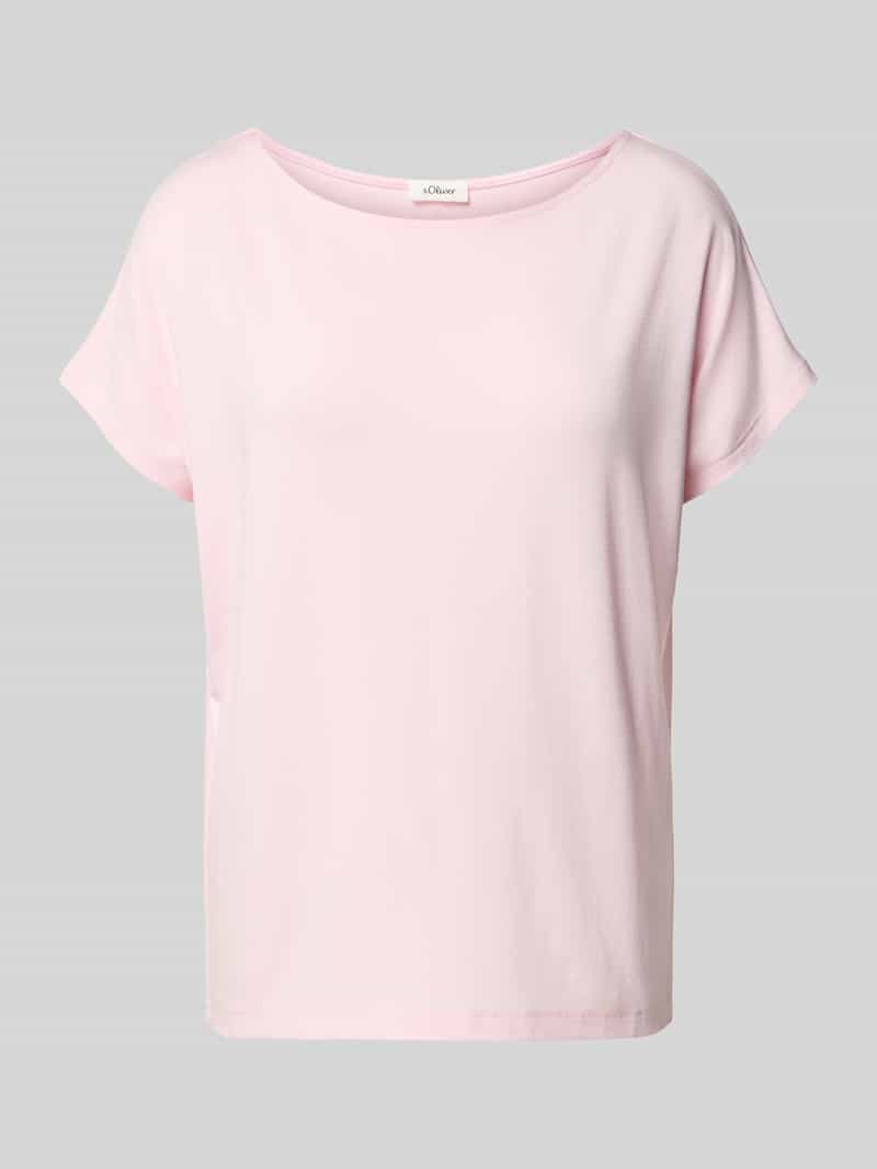 T-shirt o kroju loose fit z mieszanki wiskozy