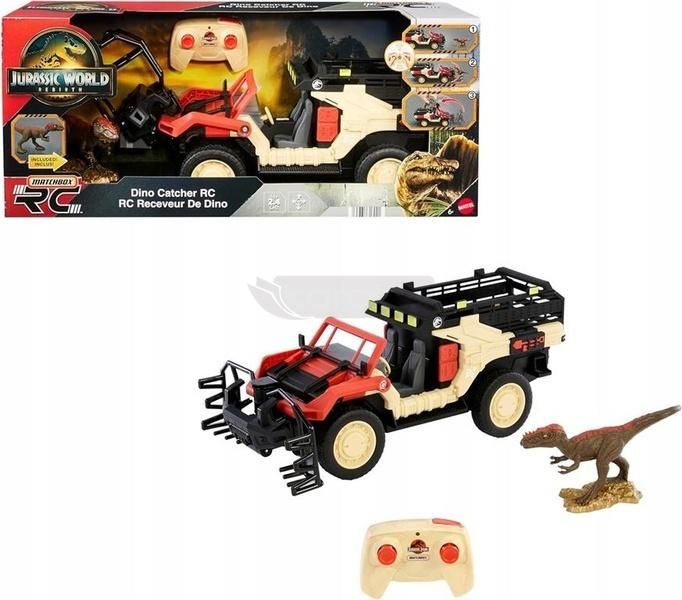 Jurassic World Dino Catcher Matchbox - model lub pojazd