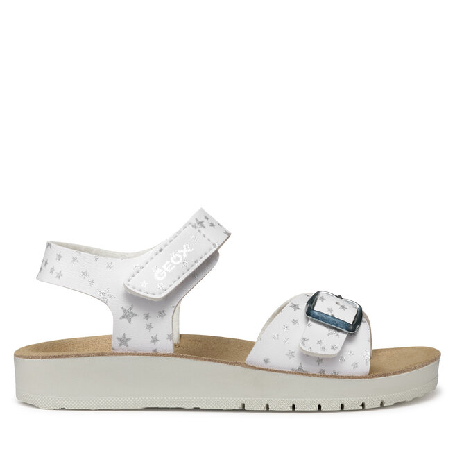 Sandały Geox J Sandal Costarei Gi J15EAB 00004 C1000 M Biały