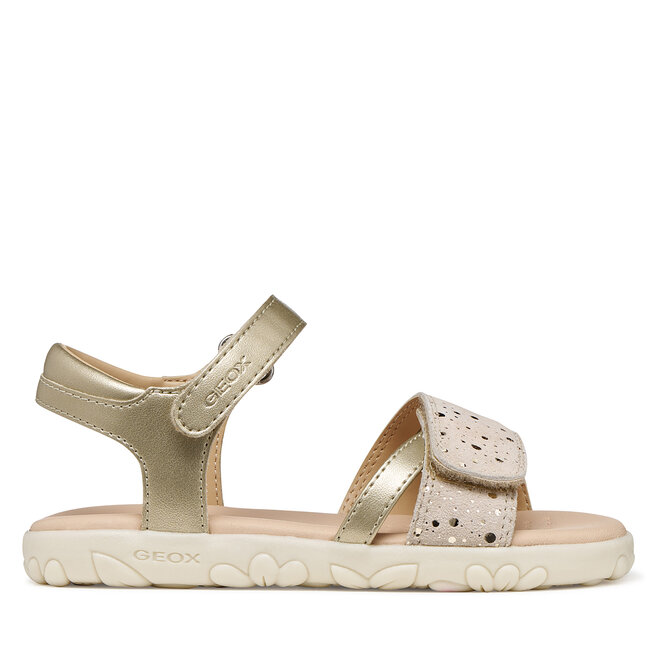 Sandały Geox J Sandal Haiti Girl J658ZC 0NF07 C2012 S Złoty