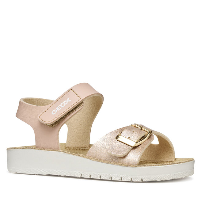 Sandały Geox J Sandal Costarei Gi J15EAB 0BCBN C8172 M Różowy