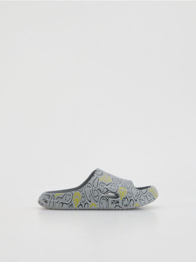 Reserved - Klapki SmileyWorld® - jasnoszary