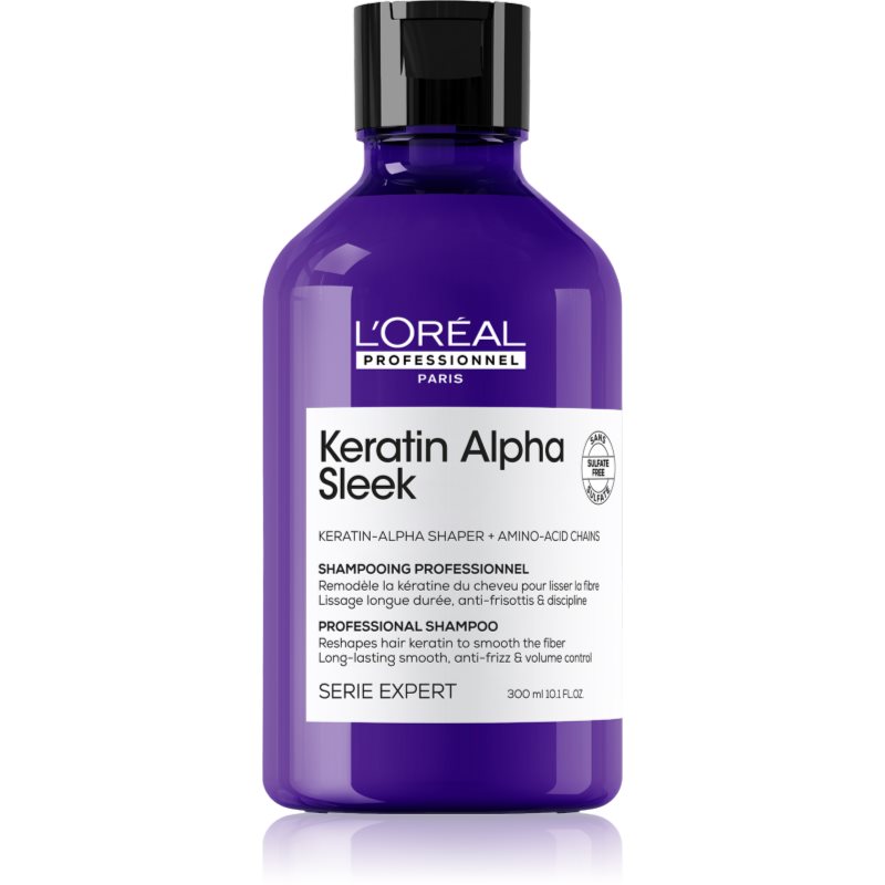 L’Oréal Professionnel Keratin Alpha Sleek Shampoo szampon dla gładkiego wyglądu włosów 300 ml