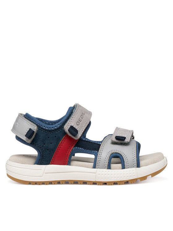 Geox Sandały J Sandal Alben Boy J35AVA 01522 C1F4W M Szary
