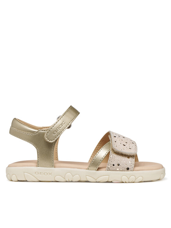 Geox Sandały J Sandal Haiti Girl J658ZC 0NF07 C2012 S Złoty
