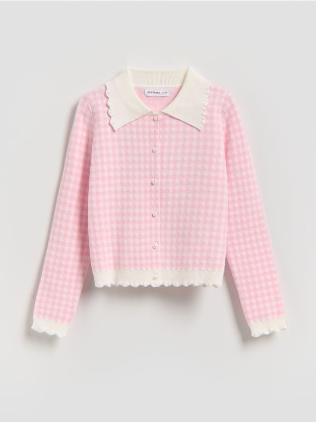 Reserved - Kardigan z wiskozą - wielobarwny