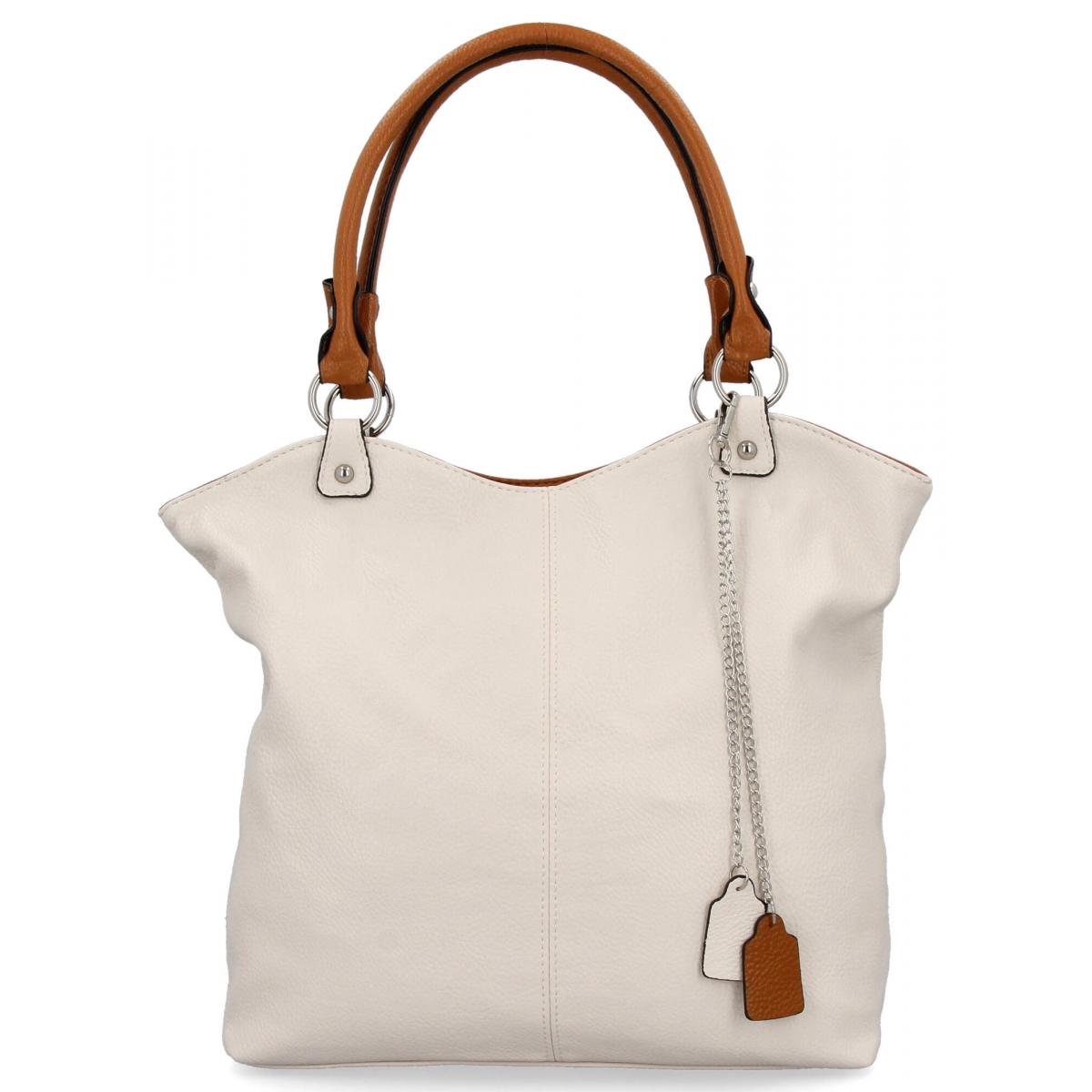 Torebka Uniwersalna Shopper Bag Hernan HB0150 Beżowa/Ruda