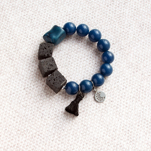 UNIKATOWA bransoleta : teal