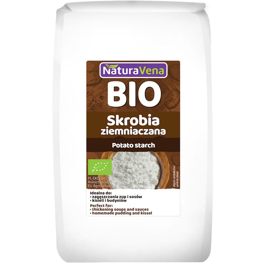 NaturaVena Skrobia ziemniaczana 500 g Bio - żywność