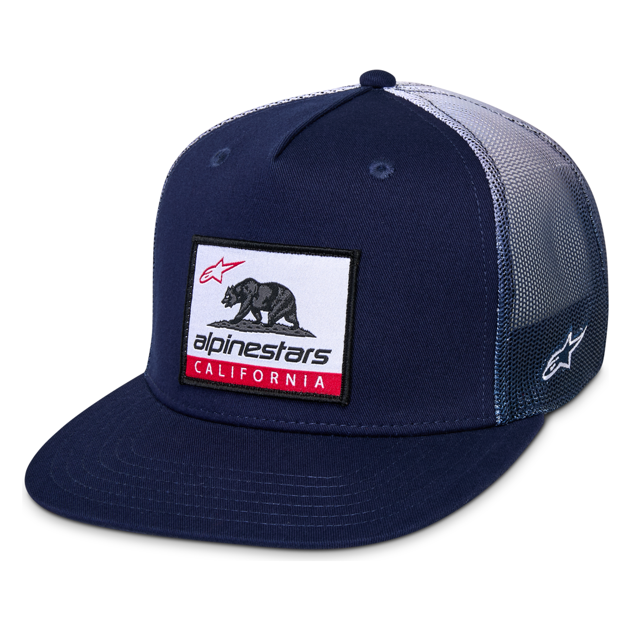 Czapka Trucker Alpinestars Cali Gradient Granatowy/Złamany BiałyOnesize