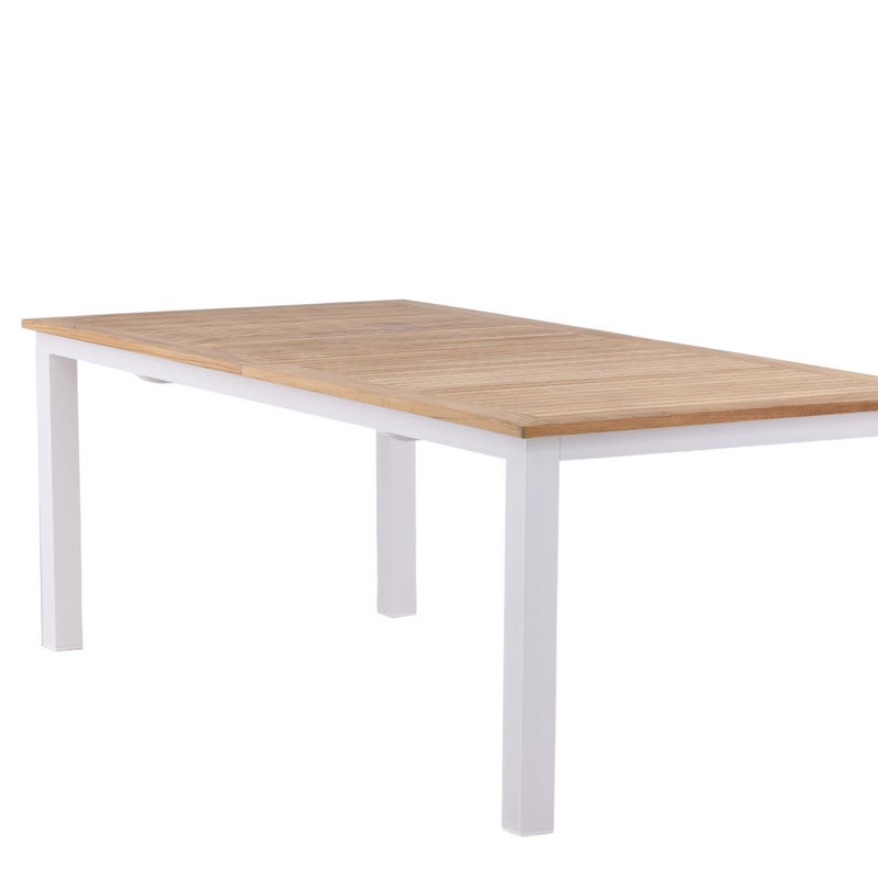 Panama Stół ogrodowy biały, naturalny.