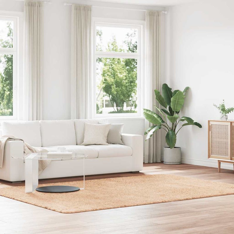 Dywan shaggy z długim włosiem, NAVARRA, beżowy, 200x290 cm vidaXL