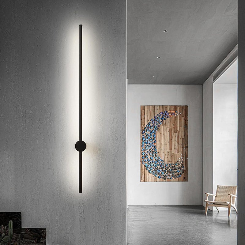 Kinkiet wewnętrzny LED, nowoczesny design, możliwość obrotu o 350°, odpowiedni do sypialni, salonów, korytarzy i klatek schodowych (6000 K, 80 cm).