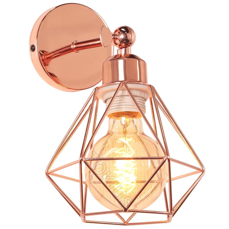 Kinkiet Ścienny Wewnętrzny Vintage Industrialny Lampa Sufitowa Oprawa Metalowa Lampa Ścienna Industrialna Retro Regulowana Oświetlenie Ścienne