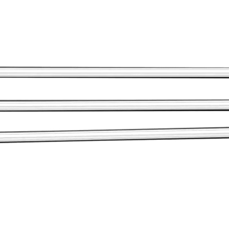 Obrotowy wieszak na ręczniki, 3-ramienny wieszak na ręczniki ze stali nierdzewnej, do montażu na ścianie z haczykami (srebrny)