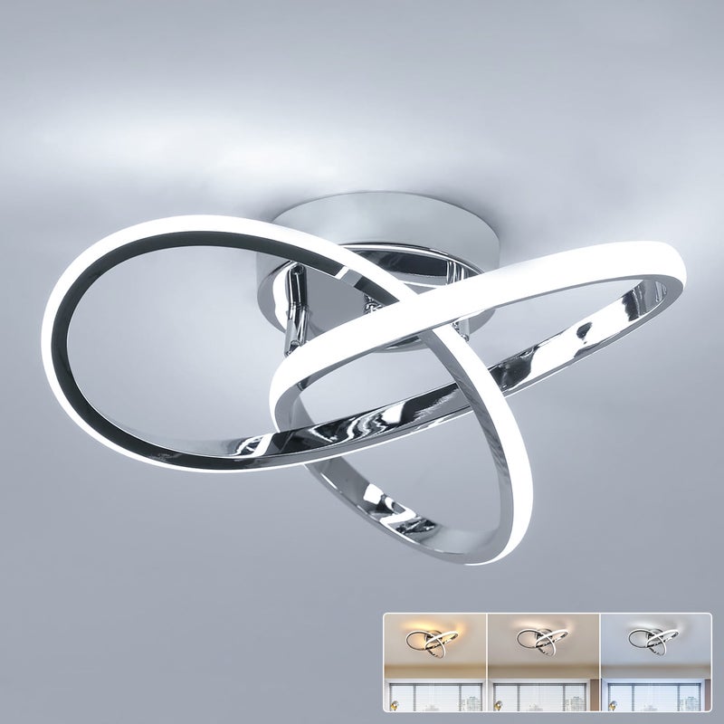 Lampa sufitowa LED energooszczędny żyrandol LED nowoczesna lampa sufitowa designerskie oświetlenie korytarza LED temperatury barwowe