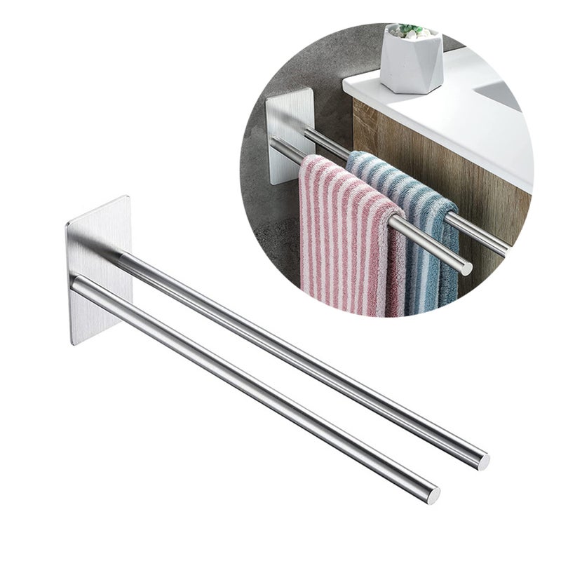 wieszak na ręczniki ze stali nierdzewnej, wieszak na ręczniki kuchenne, haczyk na ręczniki łazienkowe, nie trzeba wiercić otworów