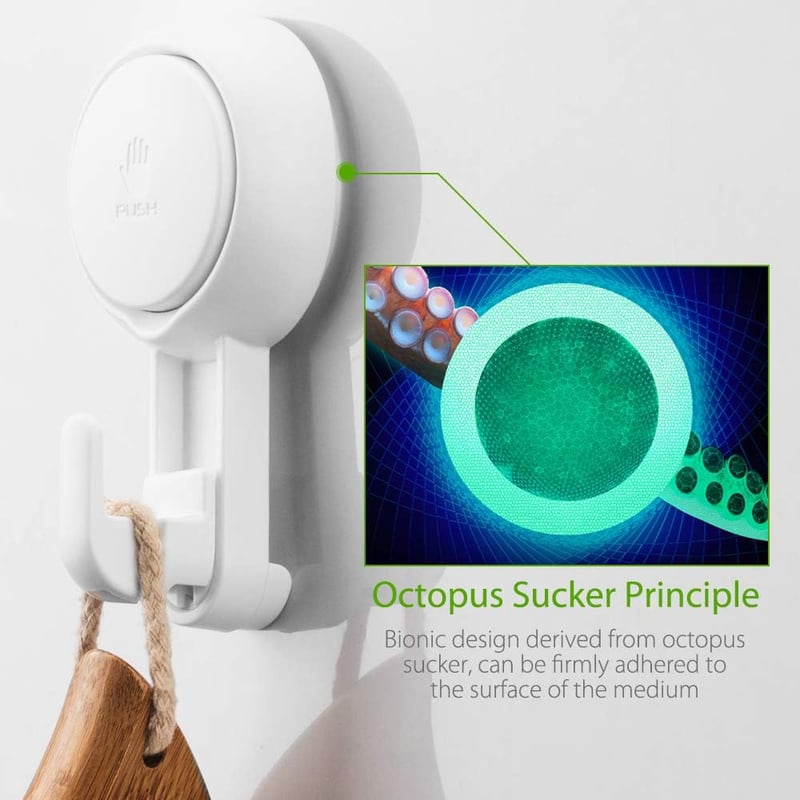 Hak przyssawka do łazienki Mocny KG Hak prysznicowy przyssawka Wieszak na ręczniki Szlafrok Płaszcz Zestaw Haki ścienne plastikowe Uchwyt na przybory