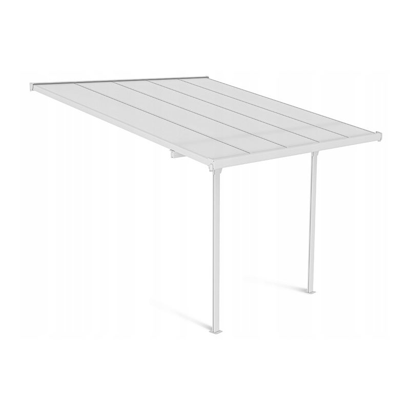 Wiata Hardmaister Garażowa Ogrodowa ATLANTA Poliwęglan Przyścienna Biała 1 szt