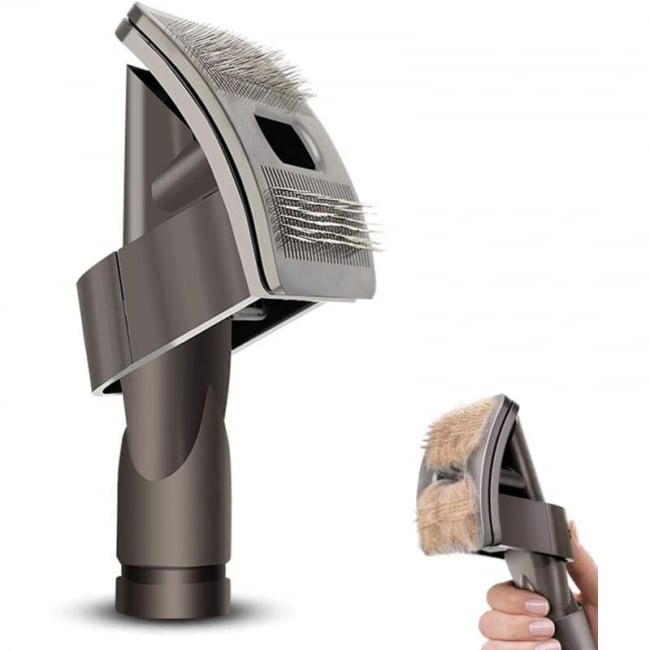 Szczotka dla psa Dyson V6, V7, V8, V10, V11, do średniej/długiej sierści małych zwierząt, do stosowania z adapterami