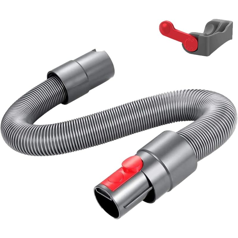 Elastyczny wąż do odkurzacza Dyson V15 V11 V10 V8 V7 Series, zestaw akcesoriów do Dyson V15 V11 V10 V8 V7, przedłużka węża i przycisk mocujący