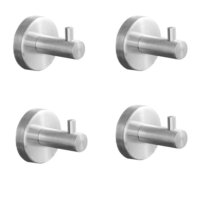 Haczyk na ściereczkę, haczyk ścienny, wieszak na płaszcze, haczyk na ręcznik łazienkowy, haczyk prysznicowy ze stali nierdzewnej 304, 4 sztuki