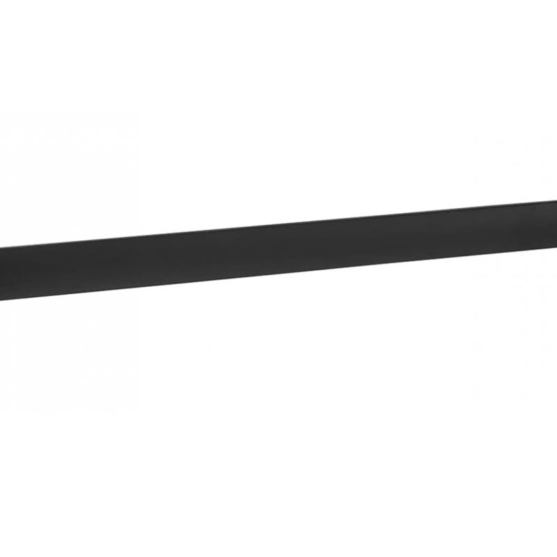 Jednobiegunowy wieszak ścienny na ręczniki z haczykiem, odpowiedni do kuchni i łazienki, 40 cm, czarny