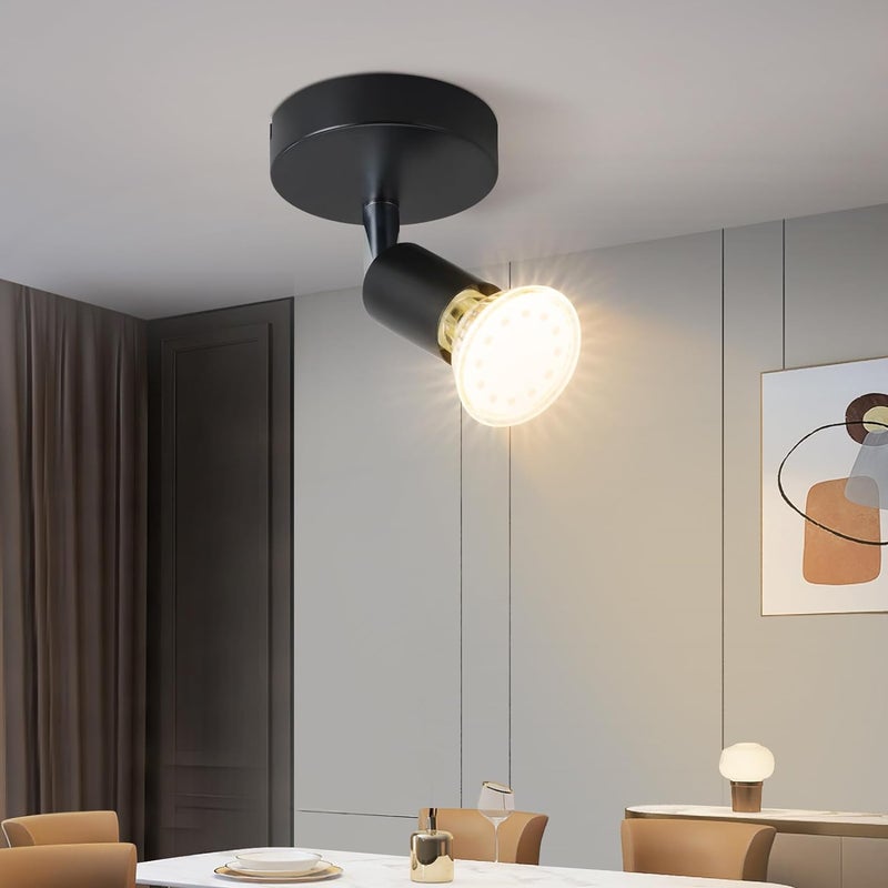 Lampa sufitowa regulowany reflektor z żarówką nowoczesna lampa sufitowa lampa sufitowa obracana o lampa sufitowa ze stali nierdzewnej ciepłe światło