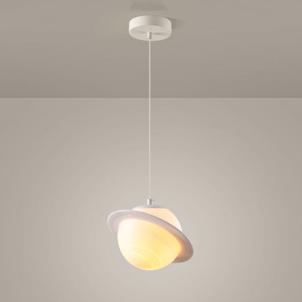 Żyrandol, lampa wisząca Creative Planet, lampka nocna, lampa sufitowa wisząca, regulowana wysokość, ciepłe światło, 15 cm x 150 cm