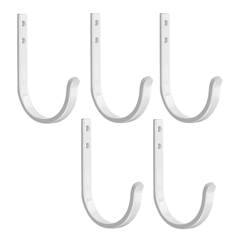 5 haczyków w kształcie litery J do łazienek, salonów, sypialni i kuchni, do wieszania ubrań, czapek, ręczników i prześcieradeł kąpielowych