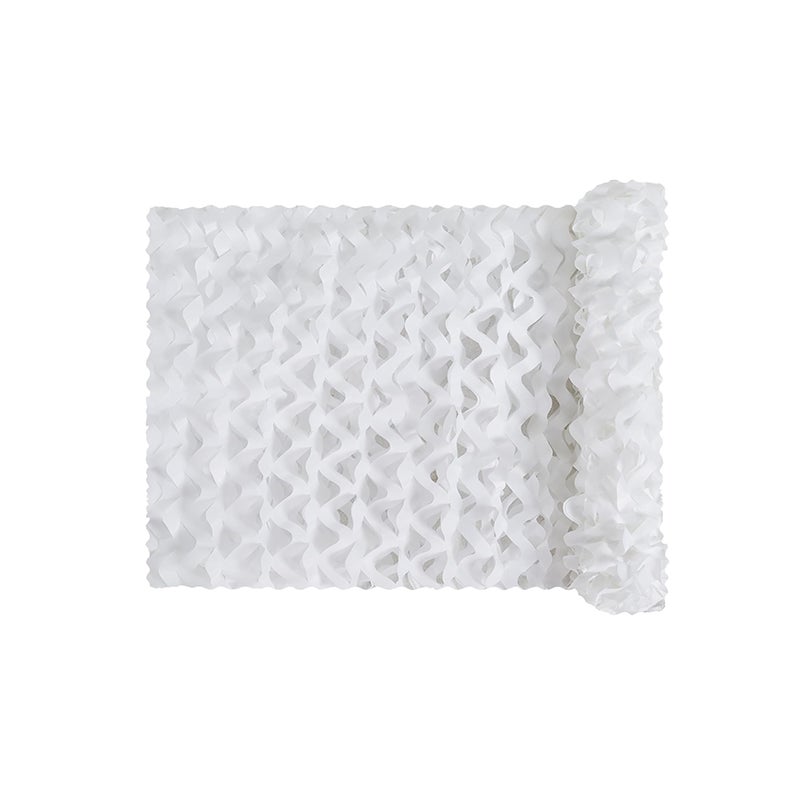 1 rolka lekkiej siatki maskującej o wymiarach 1,5 * 2 m, siatka przeciwsłoneczna, siatka ochronna przed słońcem - biała