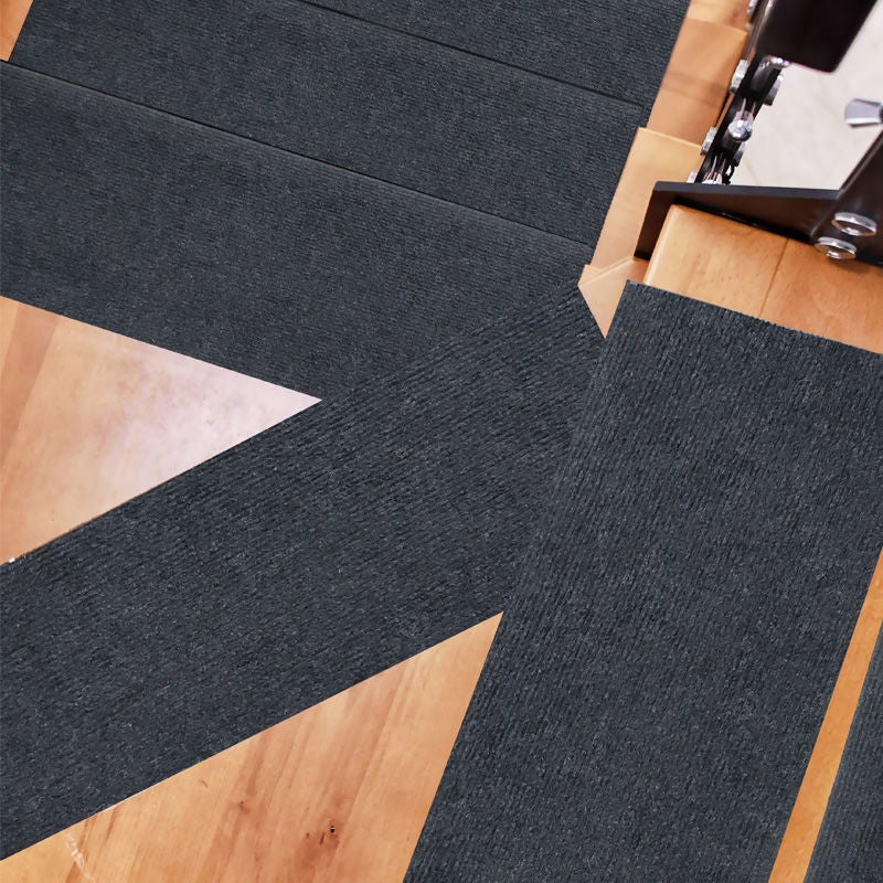 Antypoślizgowe nakładki na schody 5 sztuk, bezpieczne dywaniki schodowe z klejem wielokrotnego użytku, stopnie schodowe 55x22x4,5 cm