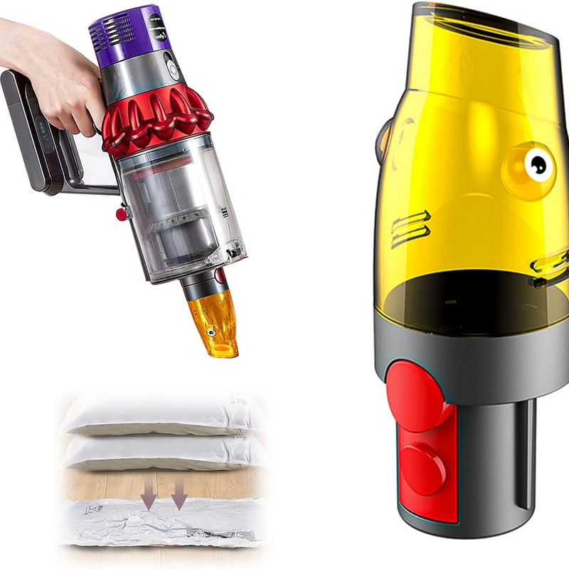 Końcówka ssąca do worków odkurzacza Dyson V7 do V15 - Uniwersalny adapter do odsysania worków, kompatybilny ze wszystkimi modelami
