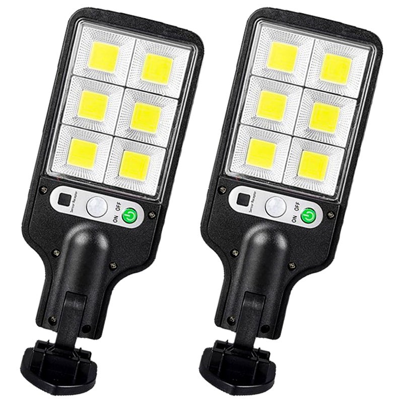 Zewnętrzna solarna lampa ścienna z czujnikiem ruchu PIR, wodoodporne lampy uliczne LED, 3 tryby pracy, 2 sztuki