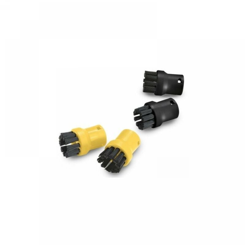 Zestaw akcesoriów do parownicy KARCHER 4-częściowy, zestaw szczotek KARCHER, mała okrągła szczotka miedziana