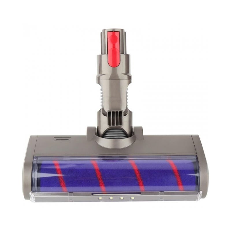 Zamienna głowica czyszcząca z miękką rolką do bezprzewodowego odkurzacza Dyson V7 V8 V10 V11 V15, nakładka ze szczotką podłogową i reflektorami LED