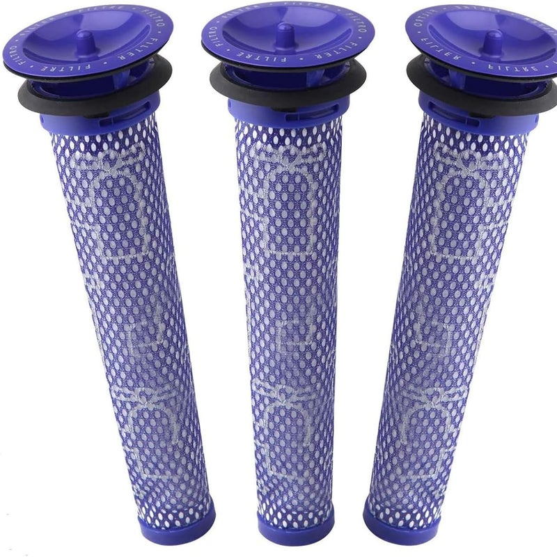 Filtry Dyson V8/V7, kompatybilne z odkurzaczami Dyson V7/V8 Absolute i Animal, akcesoria do odkurzaczy Dyson V8, 3 filtry wstępne HEPA