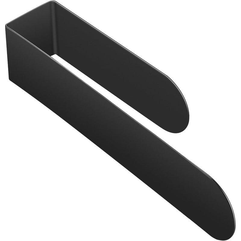 Wieszaki na ręczniki bez wiercenia do łazienki, 24 cm SUS 304 stal nierdzewna, samoprzylepny pierścień na ręcznik ścienny, uchwyt ścienny, czarny