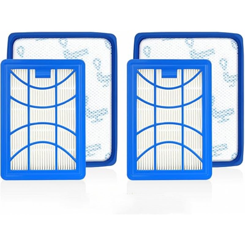 Zestaw 2 filtrów zamiennych do odkurzacza Philips PowerPro Expert FC9729 FC9741 FC9742 FC9743 FC9744 FC9745 FC9746, akcesoria Power Cyclone 8