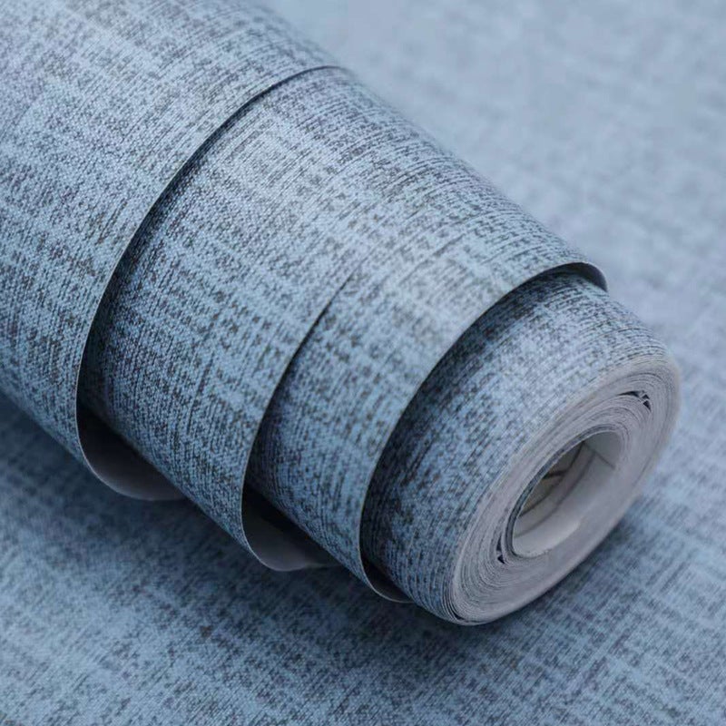 Samoprzylepna tapeta, folia samoprzylepna, naklejka ścienna, wodoodporna rolka folii do mebli, tapeta teksturowana, 60 cm × 5 m, niebieska