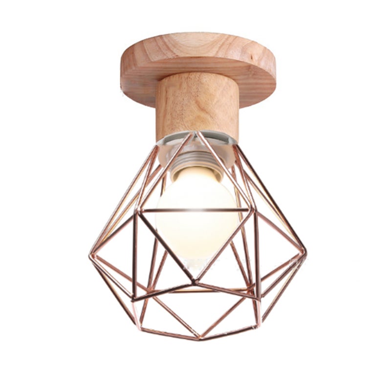 Żyrandol Oświetlenie Wiszące Vintage Metal Retro Kształt Klatka Lampa Sufitowa Oświetlenie Sufitowe Do Salonu Kuchnia Sypialnia Restauracja Kawiarnia