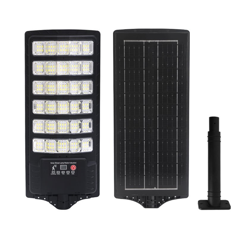 Zewnętrzna lampa uliczna solarna IP65, wodoodporna, z pilotem, lampa uliczna LED, kinkiet ogrodowy i gospodarczy 500 W.